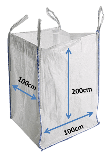 BulkBag 100 x 100 x 200cm XL Size 