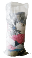 QTY 100 Clear Woven Polypropylene Sacks 71cm x 142cm (29" x 56") | Sackman | Sackman